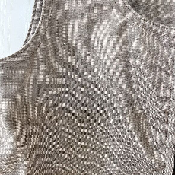 Vintage Girl Scouts Brownie Uniform Jumper Dress Front Zipper Girls Size 12 - Picture 7 of 14